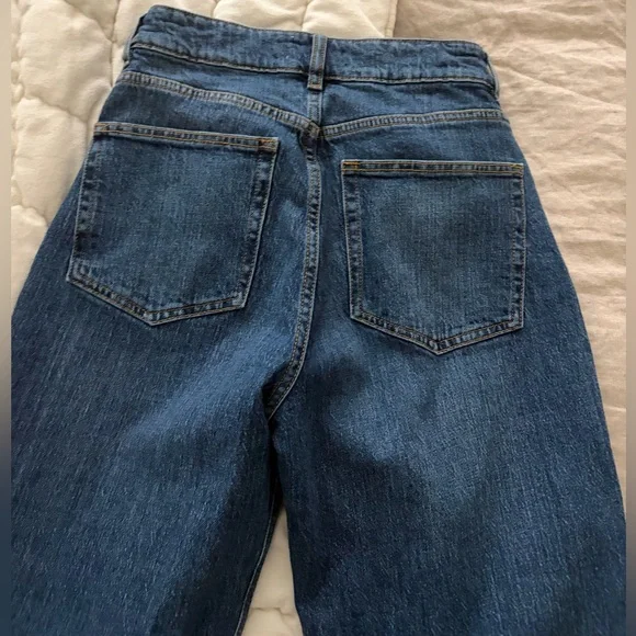 H&M Wide High Dark Wash Jeans - Picture 4 of 6